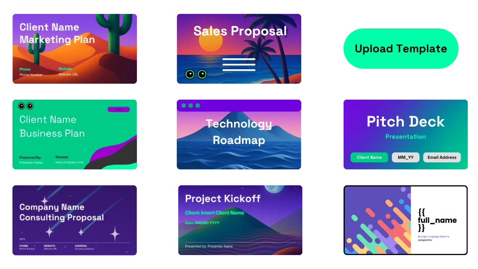 Presentation template preservation system that maintains brand standards
